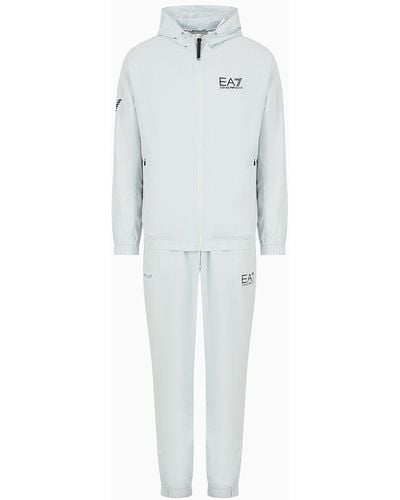 EA7 Tennis Pro Trainingsanzug Aus Ventus7-funktionsgewebe - Weiß