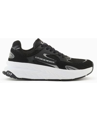 EA7 Crusher Distance Sonic Mix Sneakers - White