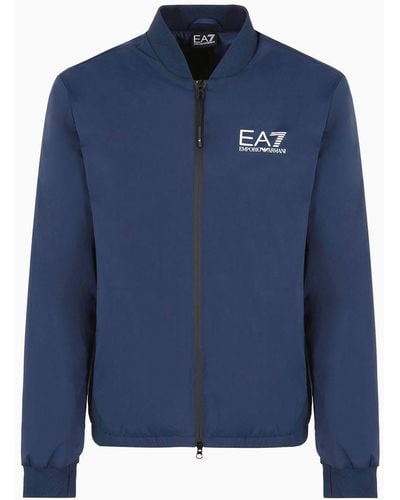 EA7 Golf Club Technical Fabric Padded Jacket - Blue