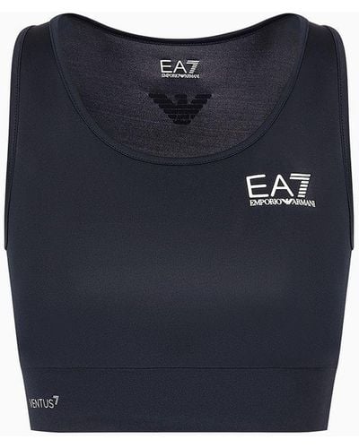 EA7 Tennis Pro Sports Bra In Ventus7 Technical Fabric - Multicolor