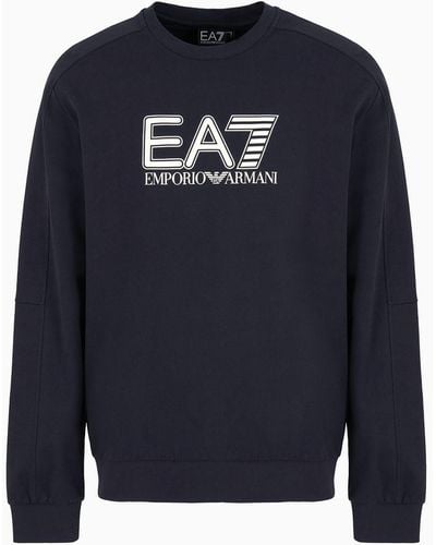 EA7 Sweatshirts Without Hood - Blue