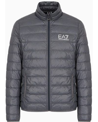EA7 Packable Core Identity Puffer Jacket - Gray