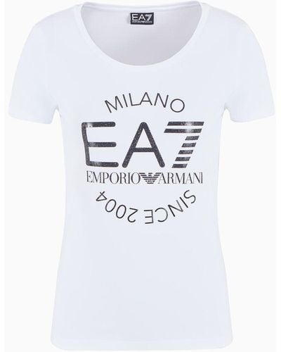 EA7 Slim Fit T-shirts - White