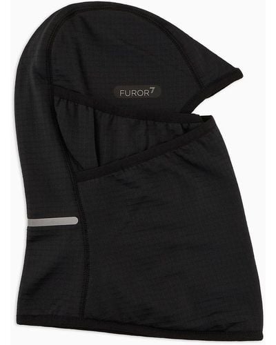 EA7 Dynamic Athlete Hood In Furor7 Technical Fabric - Black