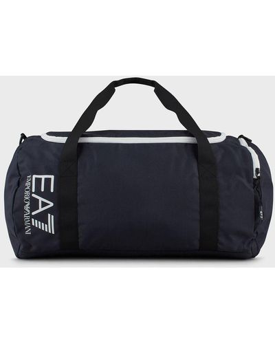 EA7 Gym Bag With Logo - Blue