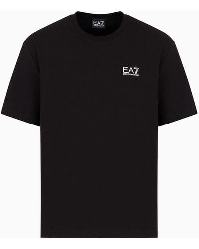 EA7 Relaxed Fit T-shirts - Black