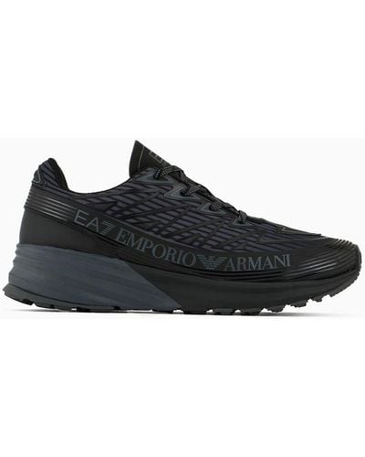 EA7 Crusher Distance Trail Trainers - Black