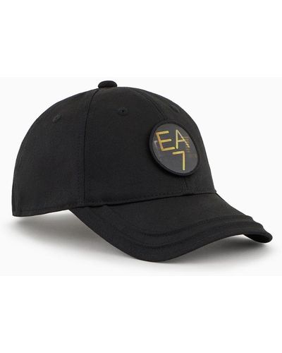 EA7 Soccer Cotton-twill Cap - Black