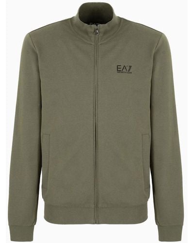 EA7 Core Identity Cotton Sweatshirt - Green
