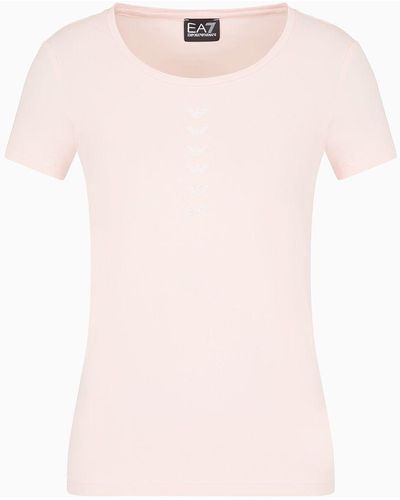 EA7 Slim Fit T-shirts - Pink