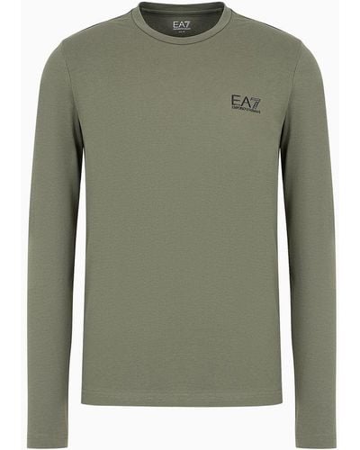 EA7 Core Identity Long-sleeved T-shirt - Green