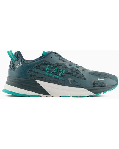 EA7 Crusher Distance Sneaker Thunder - Blau