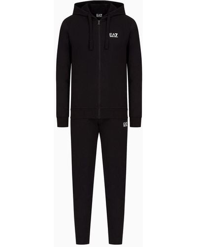 EA7 Hooded Tracksuit - Black