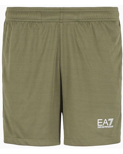 EA7 Tennis Pro Shorts In Ventus7 Technical Fabric - Green