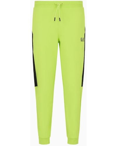 EA7 Pantaloni Jogger Logo Series In Cotone - Verde