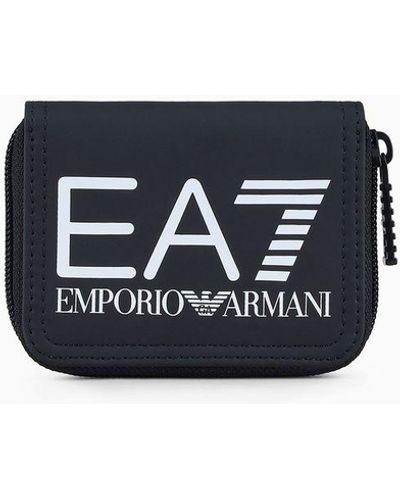 EA7 Wallet With Oversized Logo - Black