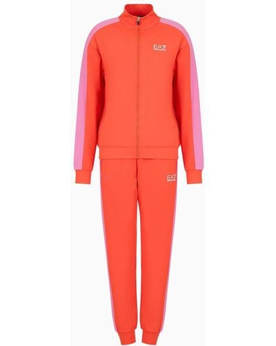 EA7 Tennis Pro Tracksuit In Ventus7 Technical Fabric - Red