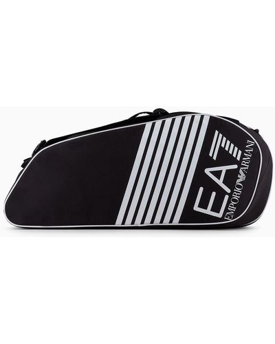 EA7 Zaino Con Tasche Per Racchette Tennis Pro - Nero