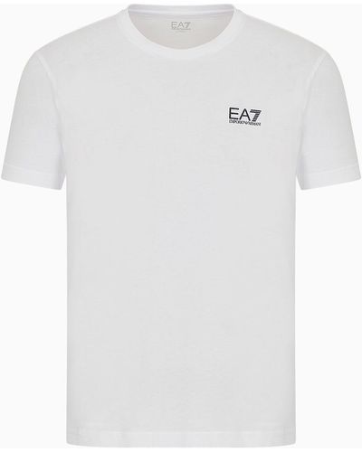 EA7 Pima Cotton Core Identity T-shirt - White