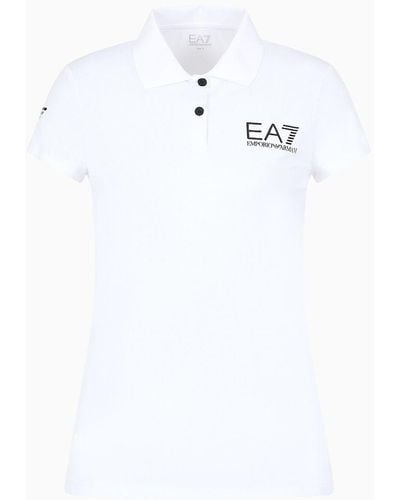 EA7 Poloshirts - Weiß