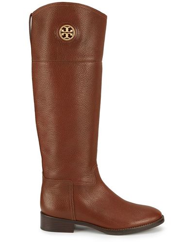 Tory Burch Junction Riding Boot, Extended Calf - Brown
