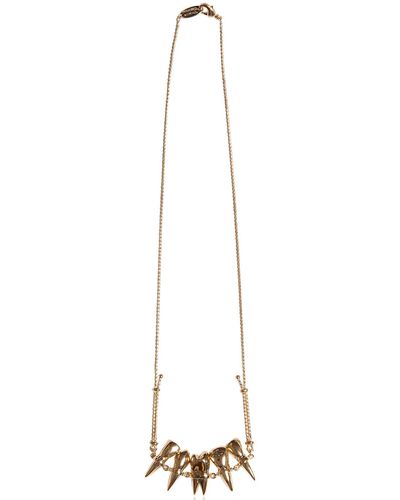 Vivienne Westwood Teeth & Chain Necklace - Metallic