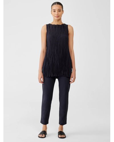 Eileen Fisher Washable Stretch Crepe Pant - Black