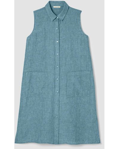 Eileen fisher linen dress sale cheap