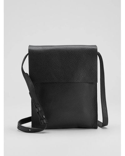 Eileen Fisher Buttery Leather Small Everything Bag - Black