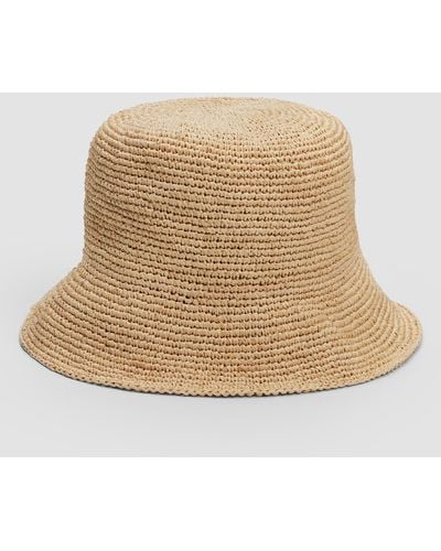 Eileen Fisher Mar Y Sol For Raffia Bucket Hat - Natural