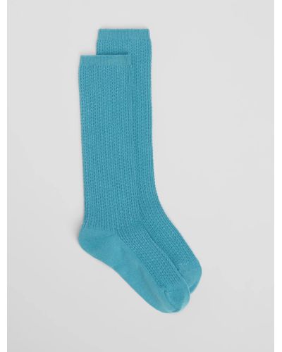 Eileen Fisher Textured Slouch Sock - Blue