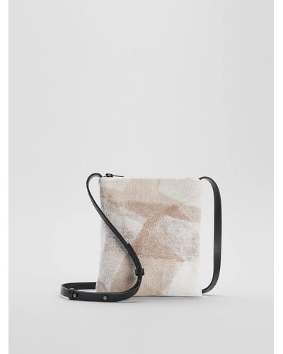 Eileen Fisher Waste No More Crossbody Bag - White