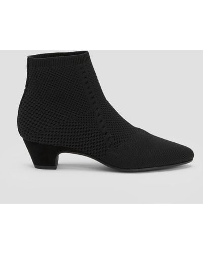 Eileen Fisher Purl Recycled Stretch Knit Bootie - Black
