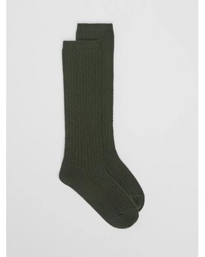 Eileen Fisher Textured Slouch Sock - Green