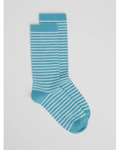 Eileen Fisher Cotton Trouser Sock - Blue