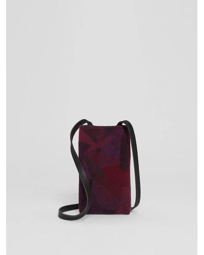 Eileen Fisher Waste No More Felted Phone Pouch - Multicolor