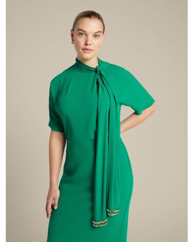 Elena Miro Blusa elegante con fusciacca - Verde