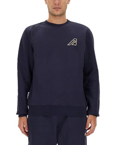 Autry Sweatshirt With Logo - Blue