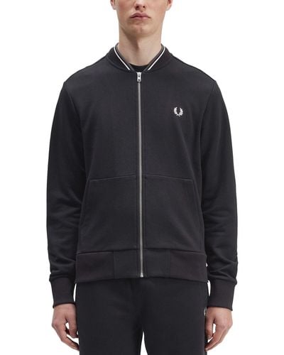 Fred Perry Sweatshirt With Logo - Blue