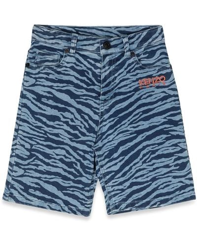 KENZO Fancy Bermuda Shorts - Blue