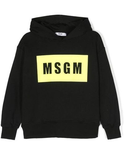 MSGM Over Hoodie - Black