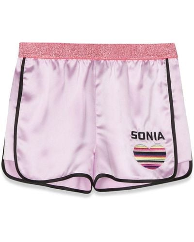 Sonia Rykiel Heart Logo Shorts - Pink