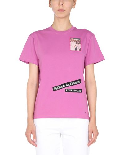 Raf Simons Crew Neck T-Shirt - Pink