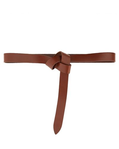 Alysi Leather Belt - Brown