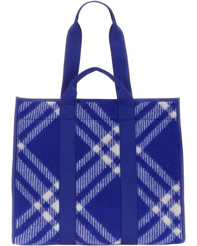Burberry Shopper Bag - Blue