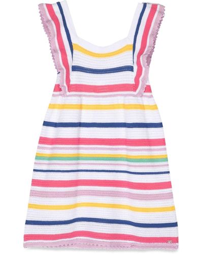Sonia Rykiel Striped Knit Dress - Multicolor