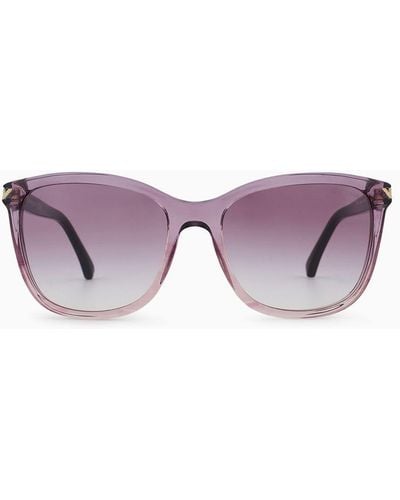 Emporio Armani Square Sunglasses - Purple