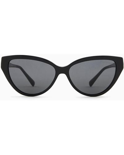Emporio Armani Women's Cat-eye Sunglasses - Grey