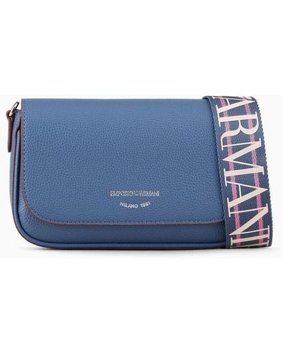 Emporio Armani Mini Bag Stampa Cervo - Blu