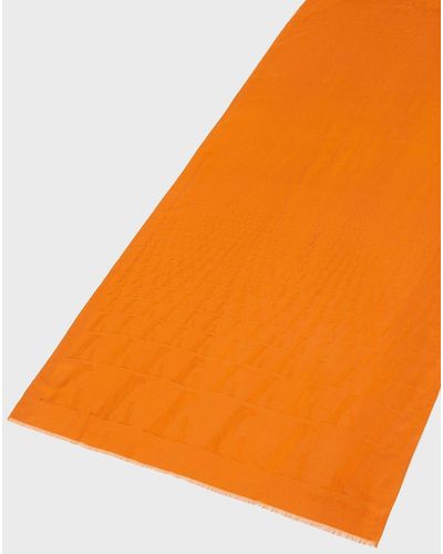 Emporio Armani Schal Mit Durchgehendem Alpha-logo - Orange